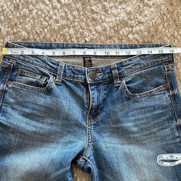 GAP 1969 Straight Cropped Cuffed Jeans  Size 8/29 R - Picture 6 of 8